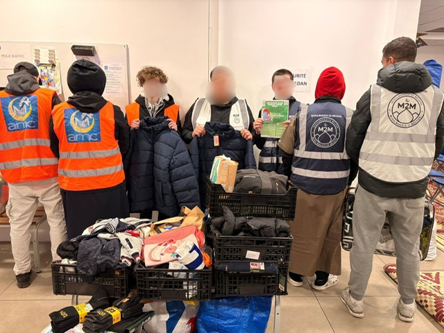 Action solidaire organisée avec les bénévoles de M2M